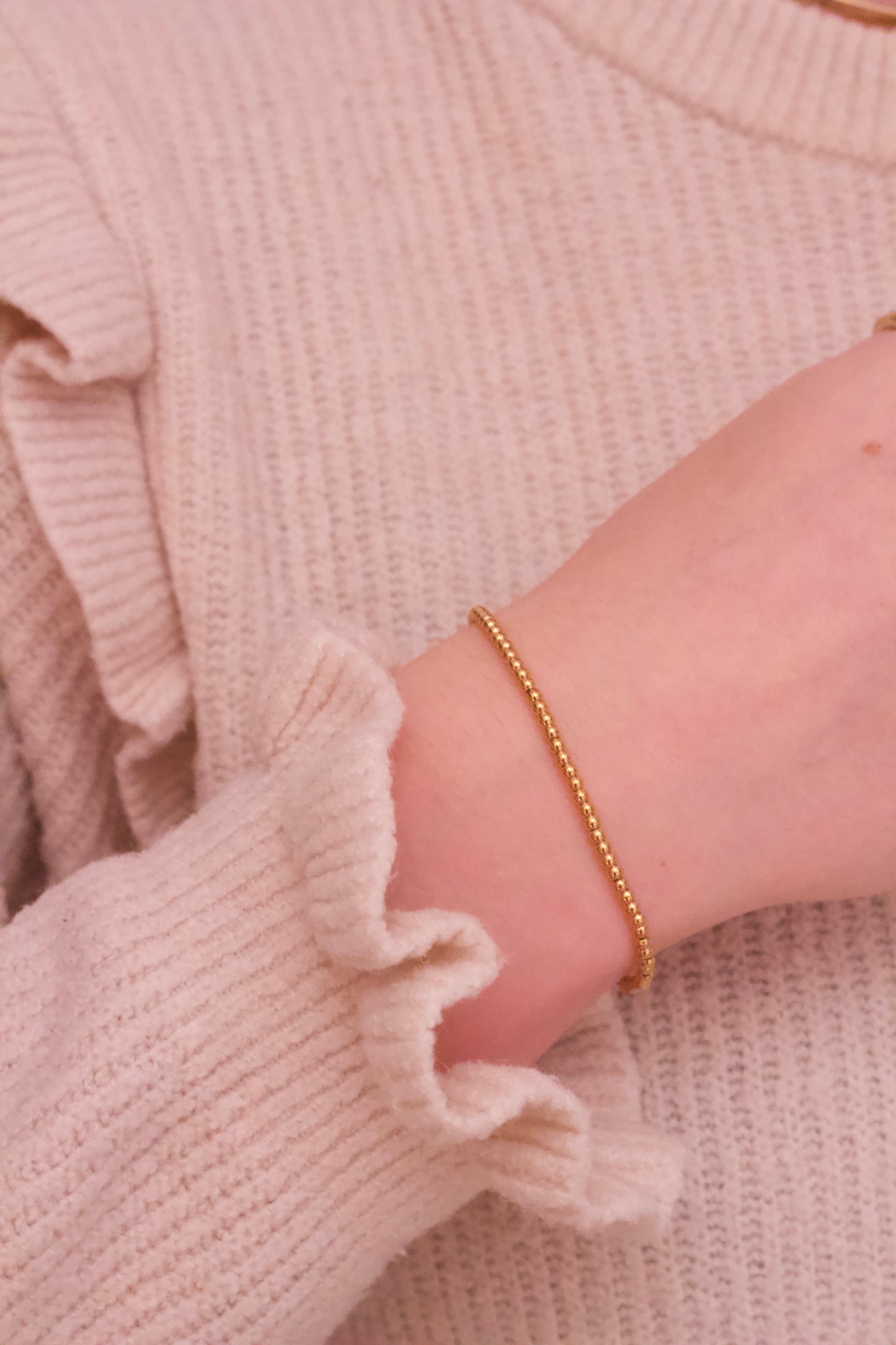 Tiny Beads Bracelet Gold