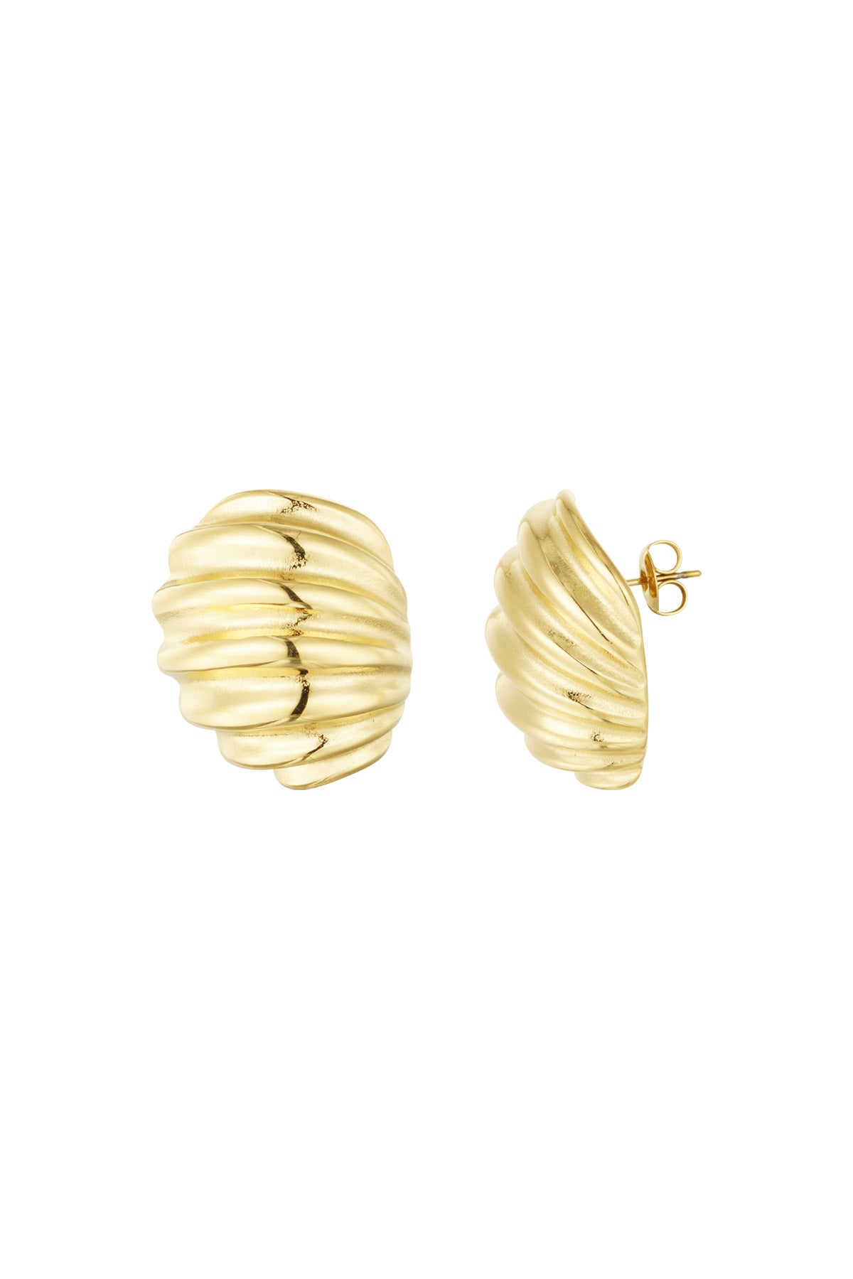 Shell Earrings Gold
