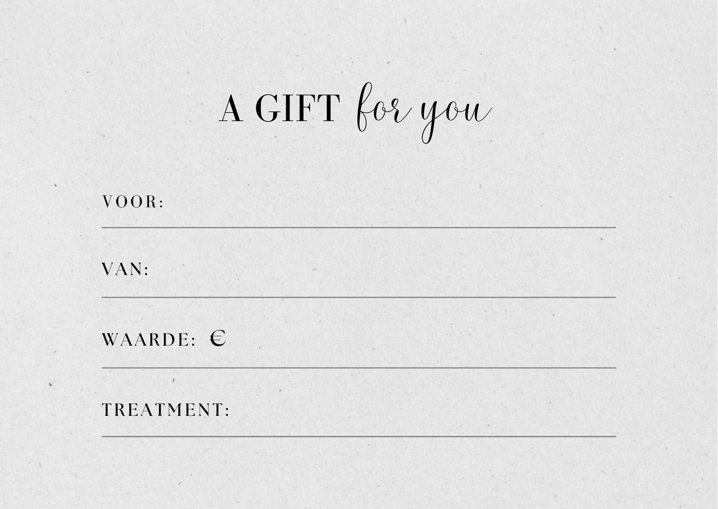 Cadeaubon Online Beautique