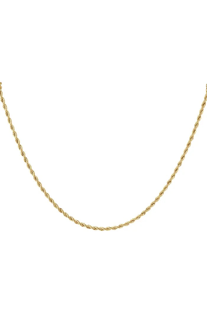 Twist Necklace Gold