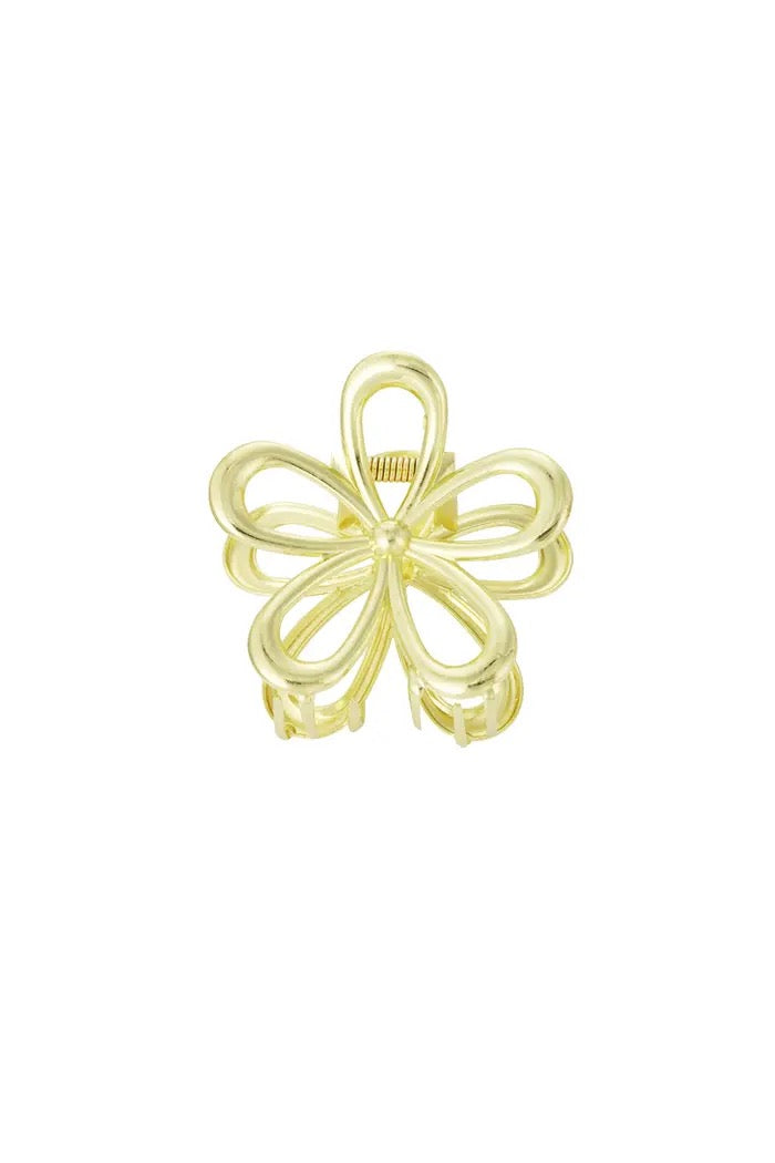 Flower Clip Gold