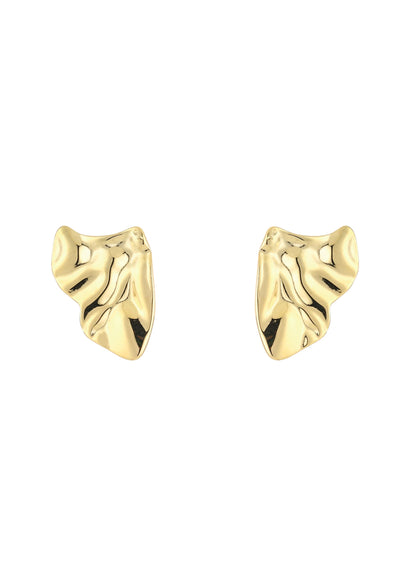 Draped Earrings Gold