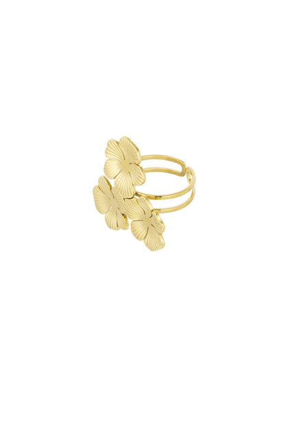 Floral Ring Gold