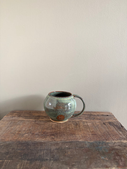 Tas blauwgroen met oor