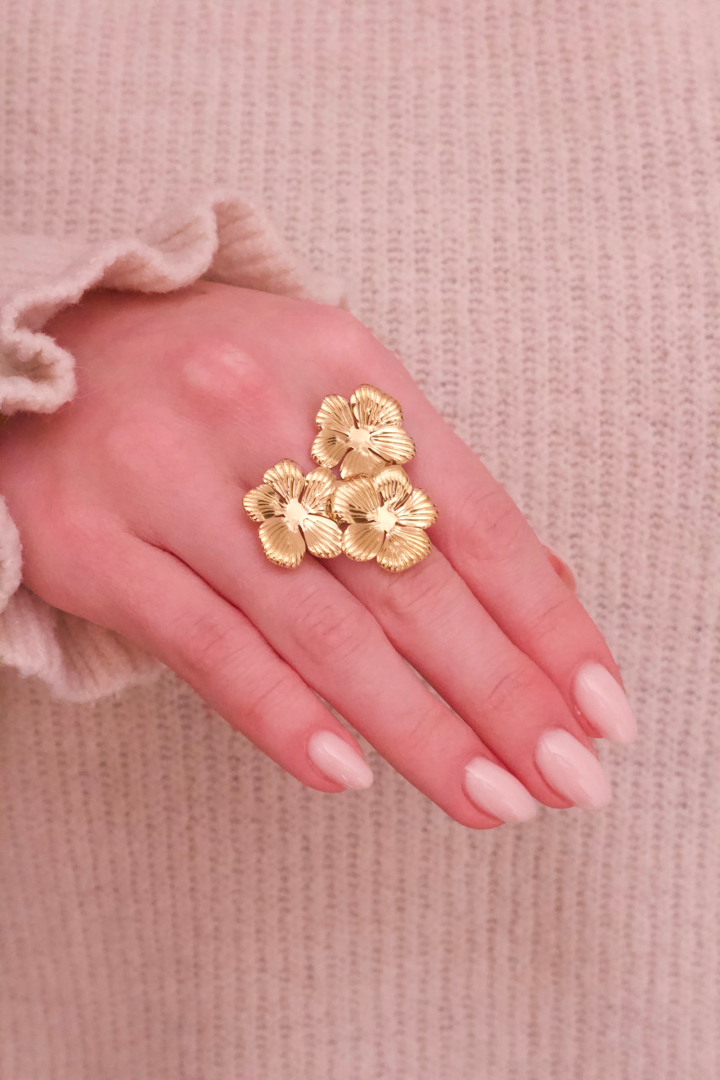 Floral Ring Gold