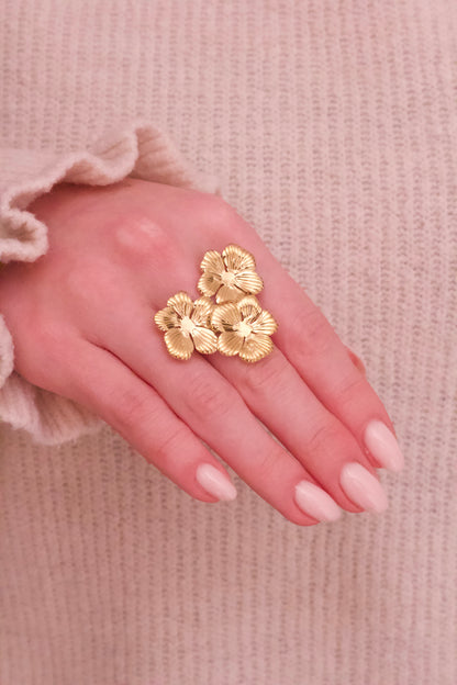 Floral Ring Gold