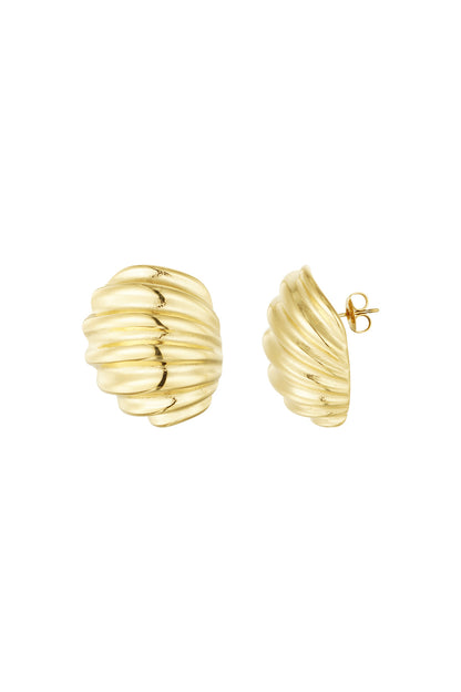 Shell Earrings Gold